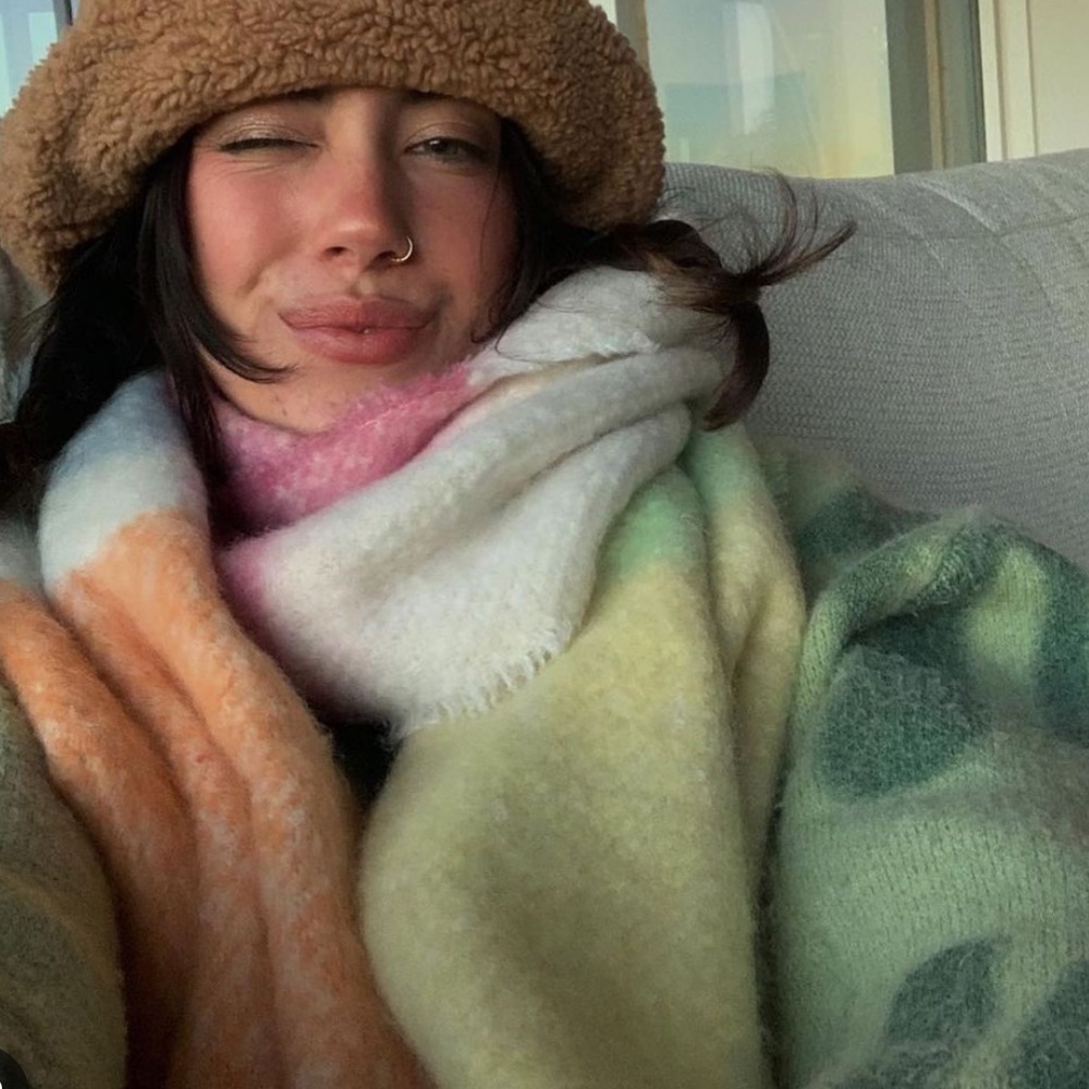 Free People Kaleidoscope Colorblock Scarf